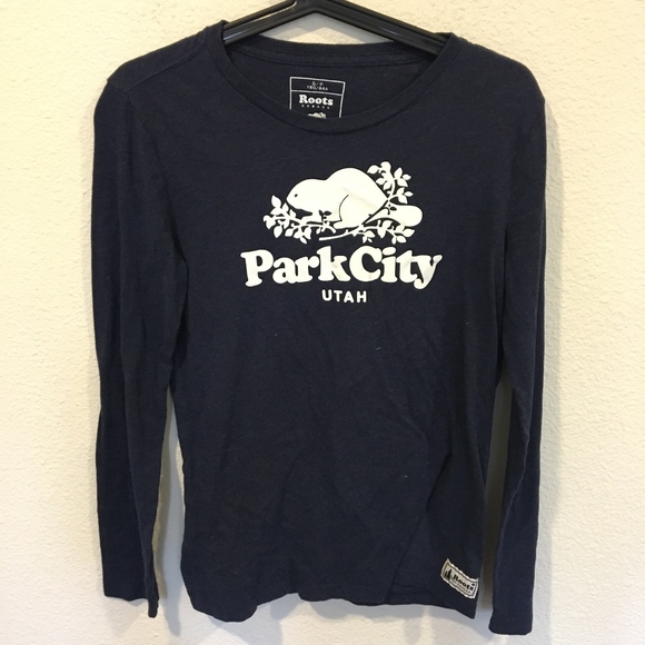 Roots Tops - Park City Utah Roots long sleeve graphic tee shirt Roots Tops - Park City Utah Roots long sleeve graphic tee shirt
